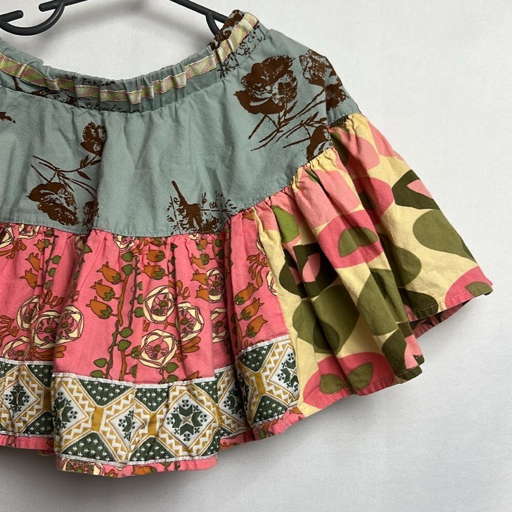 Matilda Jane Westside Molly twirl patch-work skirt size 4 EUC - Picture 2 of 10